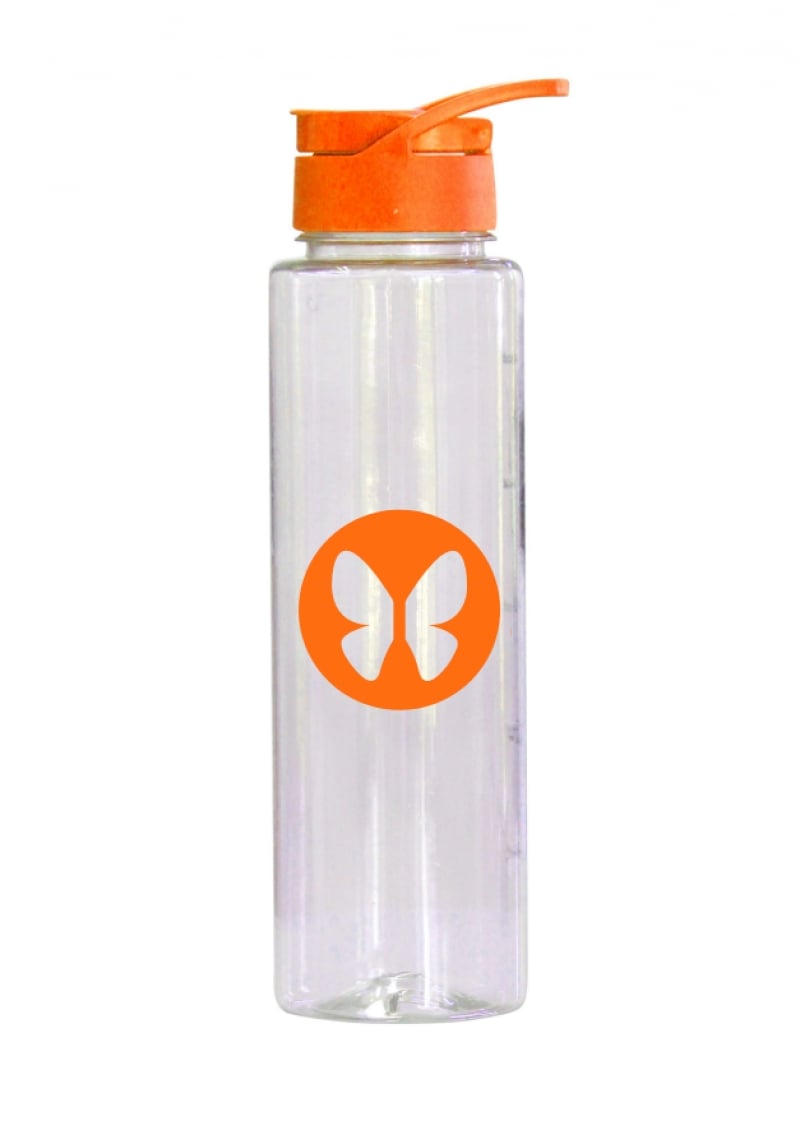 Vestem - Crystal Bottle with Colored Lid 600ml Orange - GAR01.C0026 Vestem - Crystal Bottle with Colored Lid 600ml Orange - GAR01.C0026