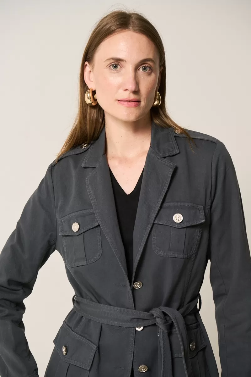 Hidrogênio - BUZIOS GRAY JACKET WITH STRIP - 19651030 Hidrogênio - BUZIOS GRAY JACKET WITH STRIP - 19651030