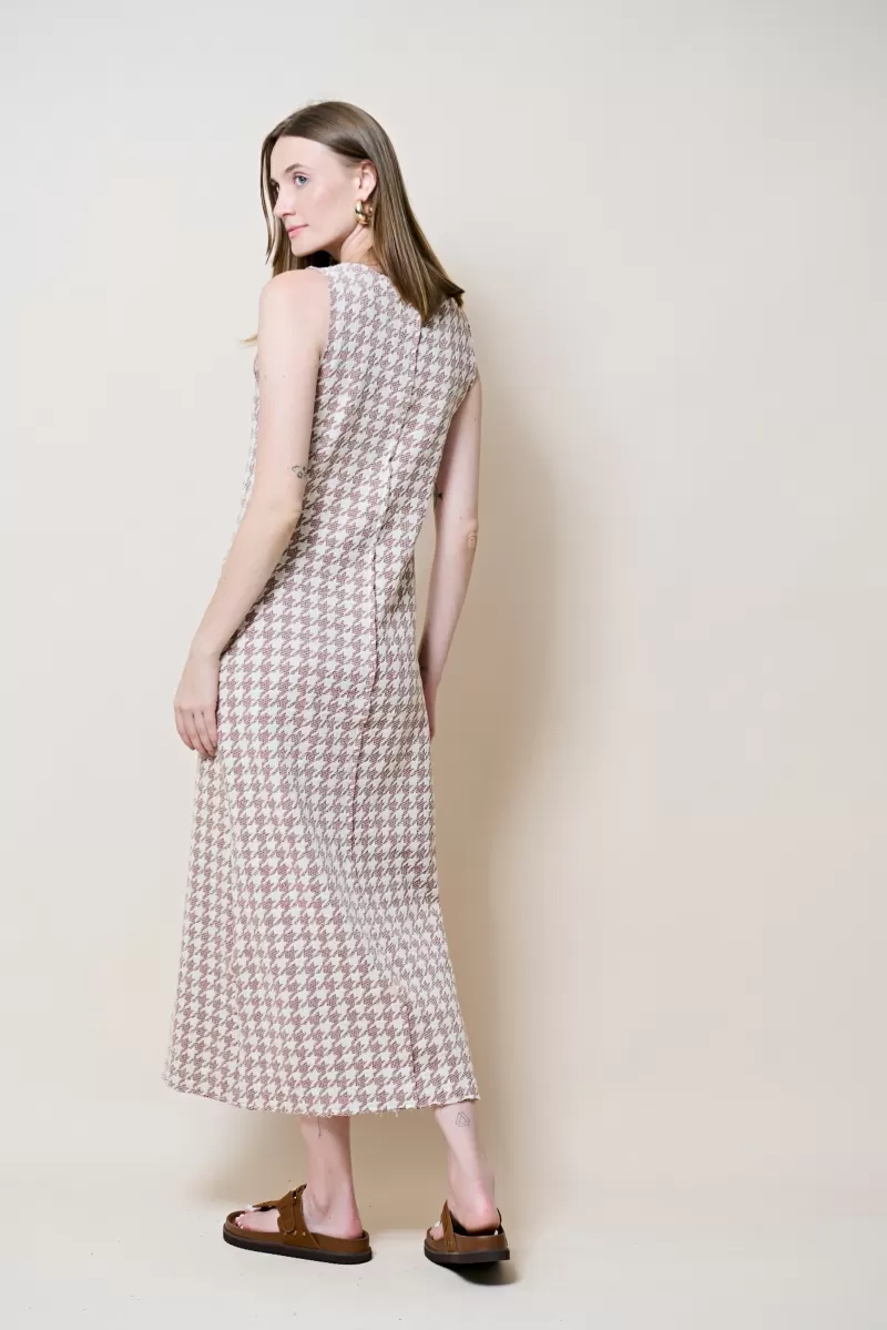 Hidrogênio - BROWN MIDI DRESS WITH POCKETS - 20260031 Hidrogênio - BROWN MIDI DRESS WITH POCKETS - 20260031