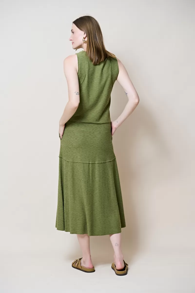 Hidrogênio - MOSS GREEN THREADED TANK TOP - 19806046 Hidrogênio - MOSS GREEN THREADED TANK TOP - 19806046