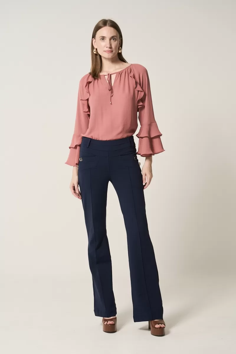 Hidrogênio - AMORA FLARE ECLIPSE PANTS - 20301207 Hidrogênio - AMORA FLARE ECLIPSE PANTS - 20301207
