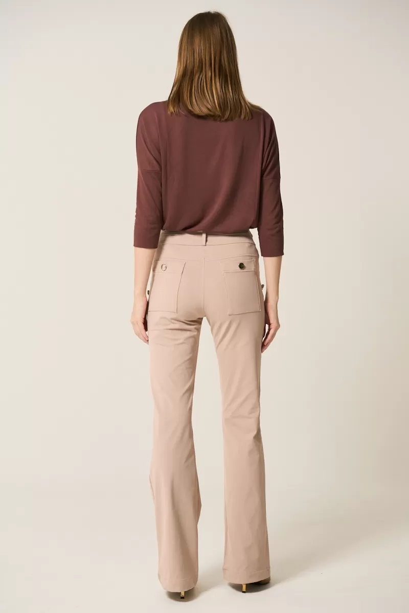 Hidrogênio - AMORA FLARE CHOCOLATE PANTS - 20301032 Hidrogênio - AMORA FLARE CHOCOLATE PANTS - 20301032