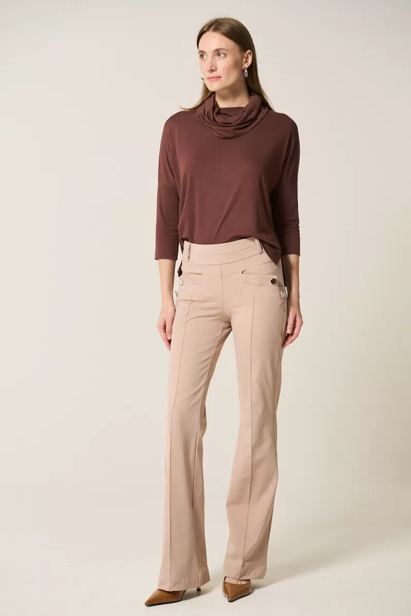 Hidrogênio - AMORA FLARE CHOCOLATE PANTS - 20301032 Hidrogênio - AMORA FLARE CHOCOLATE PANTS - 20301032