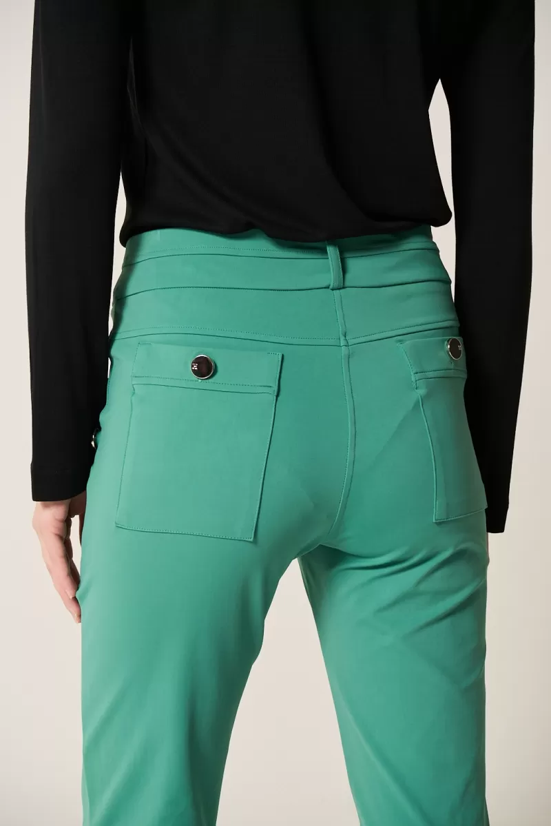 Hidrogênio - GREEN AMORA FLARE PANTS - 20301009 Hidrogênio - GREEN AMORA FLARE PANTS - 20301009
