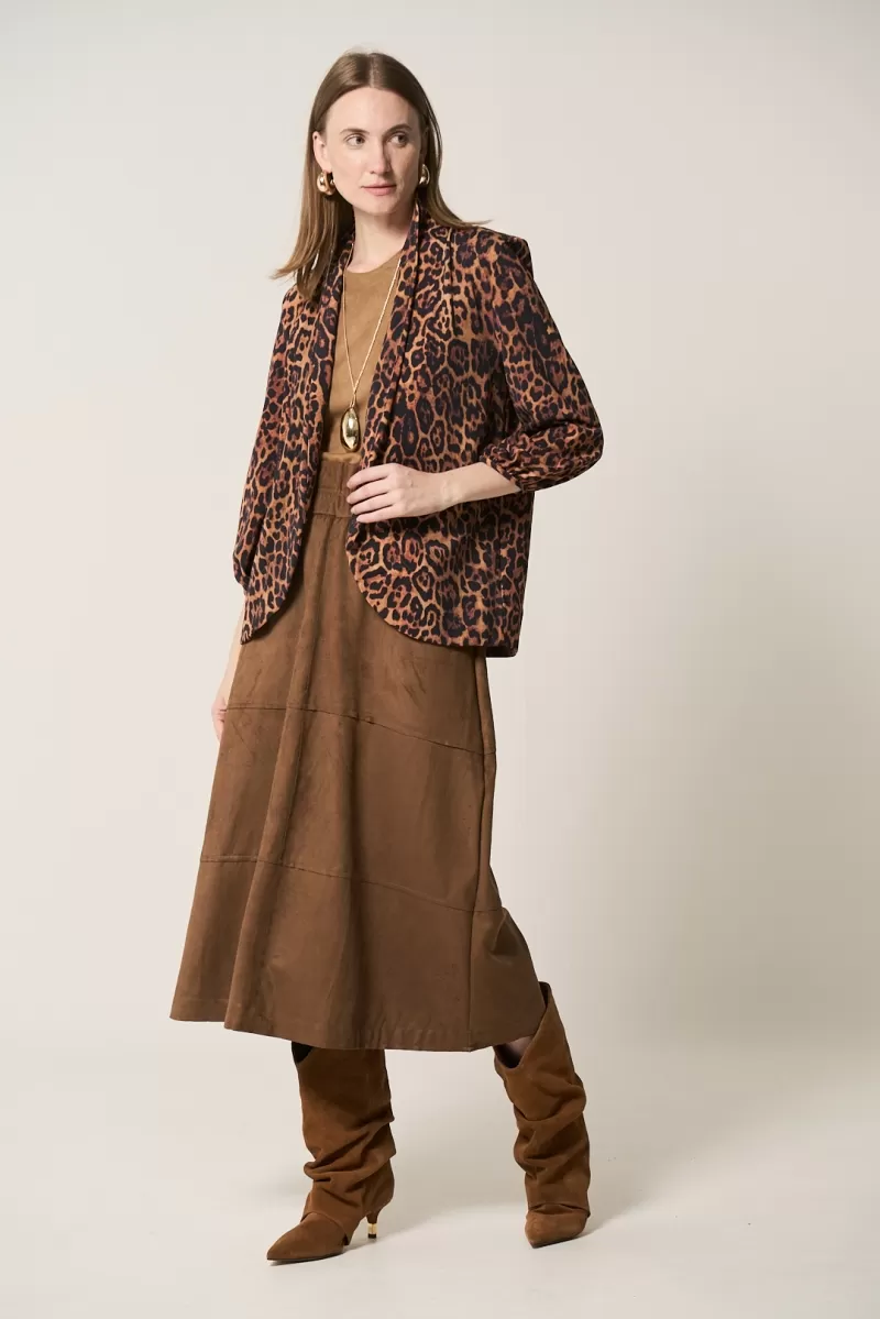 Hidrogênio - LEOPARD BOLERO STYLE COAT - 20274549 Hidrogênio - LEOPARD BOLERO STYLE COAT - 20274549