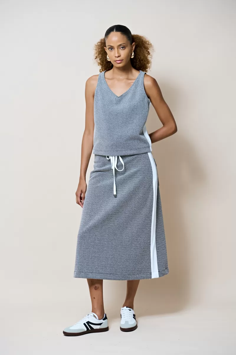 Hidrogênio - TANK TOP WITH SIDE STRIPING - 20278213 Hidrogênio - TANK TOP WITH SIDE STRIPING - 20278213