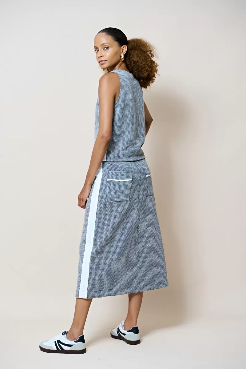 Hidrogênio - TANK TOP WITH SIDE STRIPING - 20278213 Hidrogênio - TANK TOP WITH SIDE STRIPING - 20278213