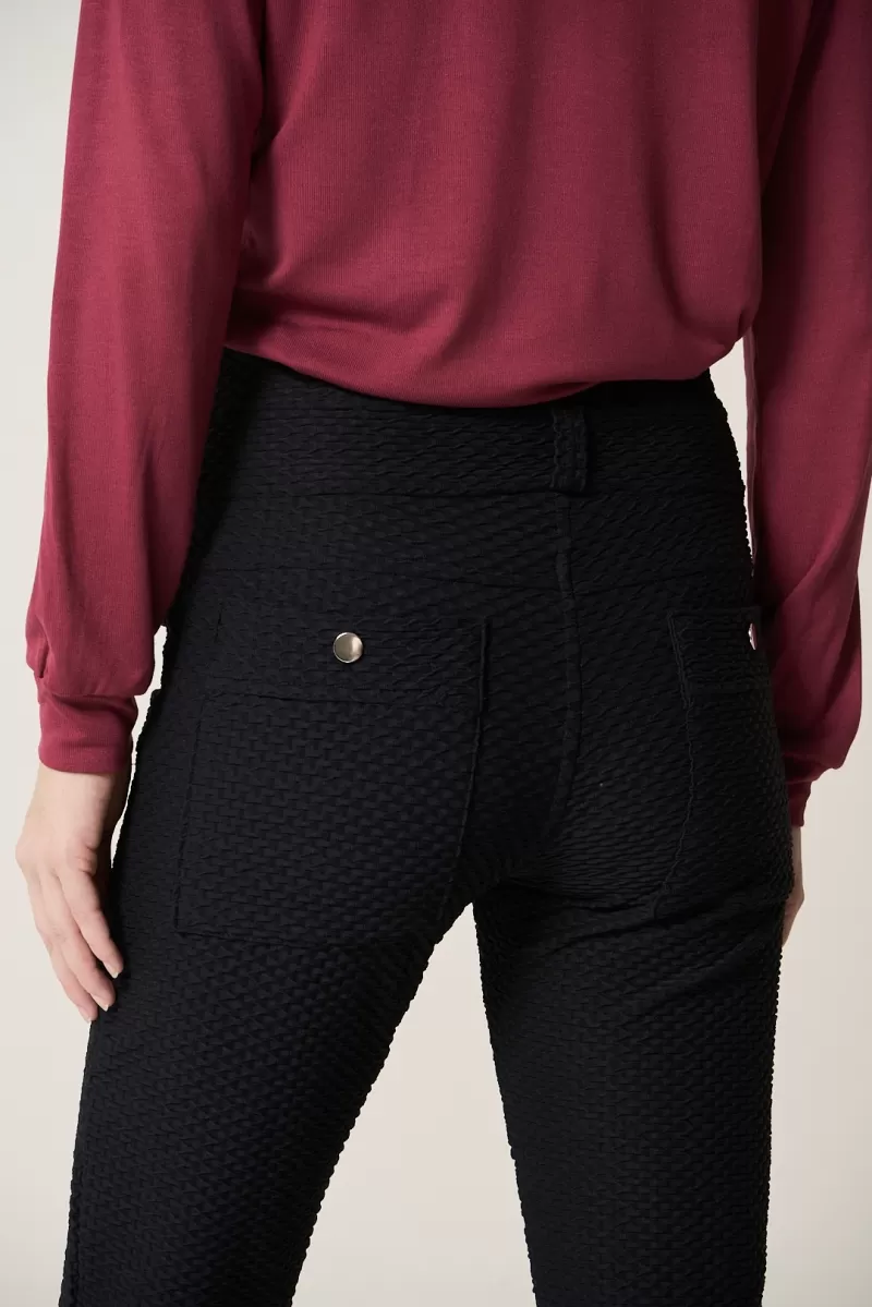 Hidrogênio - FELIPA BLACK FISHERMAN PANTS - 20305001 Hidrogênio - FELIPA BLACK FISHERMAN PANTS - 20305001