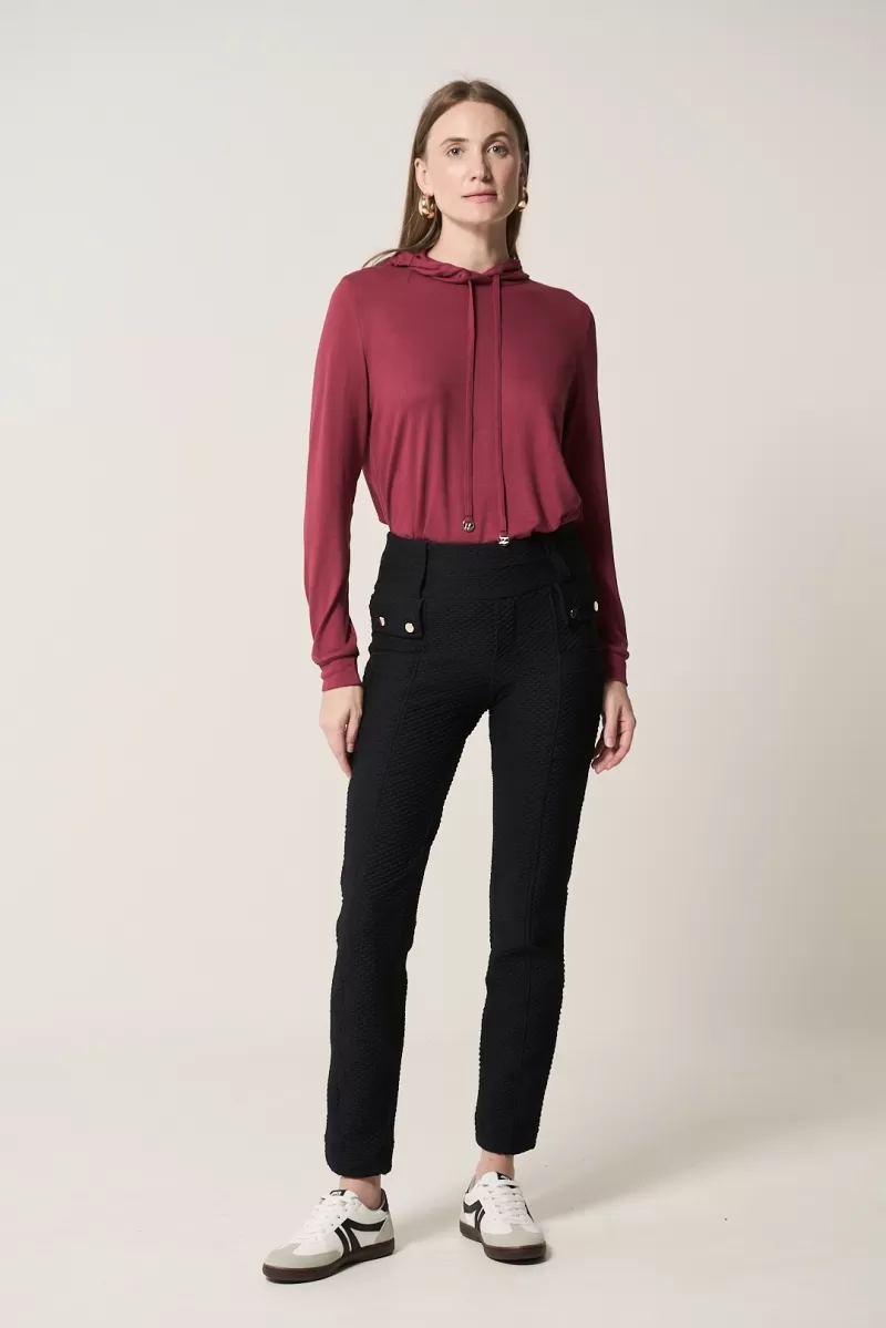 Hidrogênio - FELIPA BLACK FISHERMAN PANTS - 20305001 Hidrogênio - FELIPA BLACK FISHERMAN PANTS - 20305001