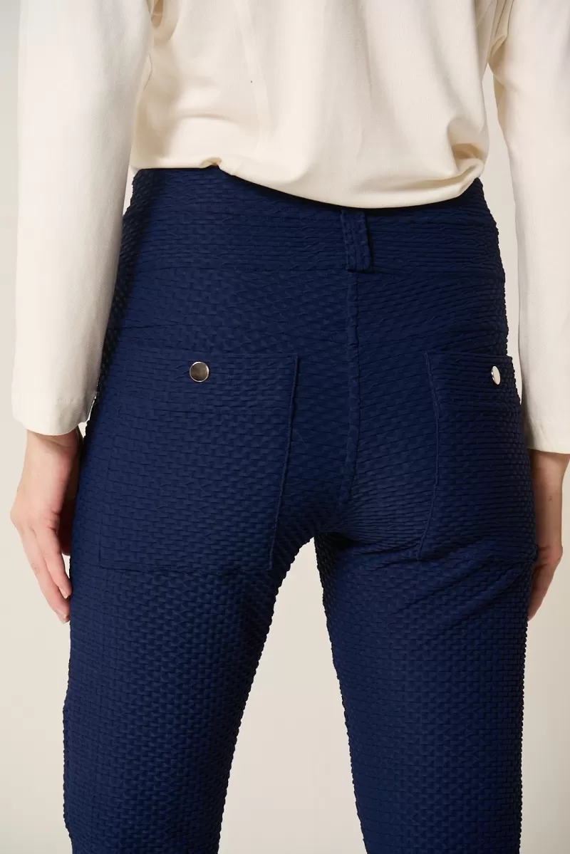 Hidrogênio - FELIPA NAVY FISHERMAN PANTS - 20305004 Hidrogênio - FELIPA NAVY FISHERMAN PANTS - 20305004