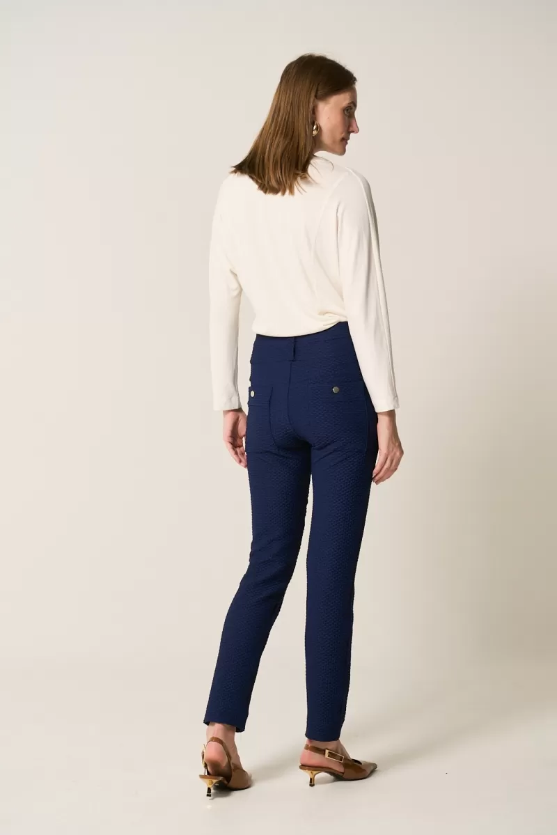 Hidrogênio - FELIPA NAVY FISHERMAN PANTS - 20305004 Hidrogênio - FELIPA NAVY FISHERMAN PANTS - 20305004