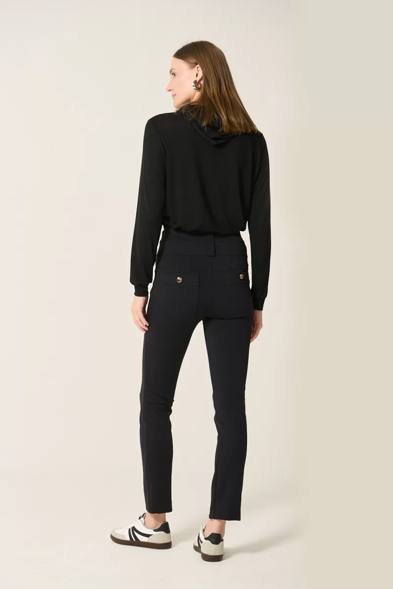 Hidrogênio - MARILIA BLACK FISHERMAN PANTS - 20319001 Hidrogênio - MARILIA BLACK FISHERMAN PANTS - 20319001