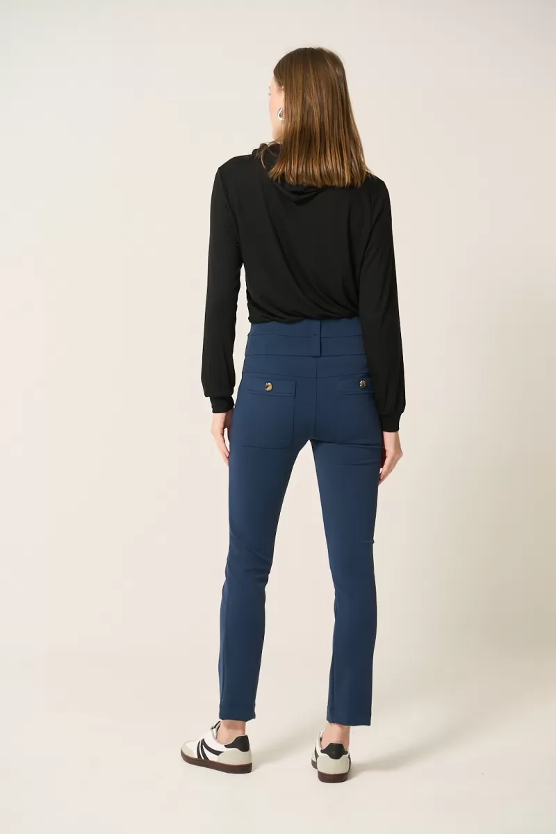 Hidrogênio - MARILIA NAVY FISHERMAN PANTS - 20319004 Hidrogênio - MARILIA NAVY FISHERMAN PANTS - 20319004