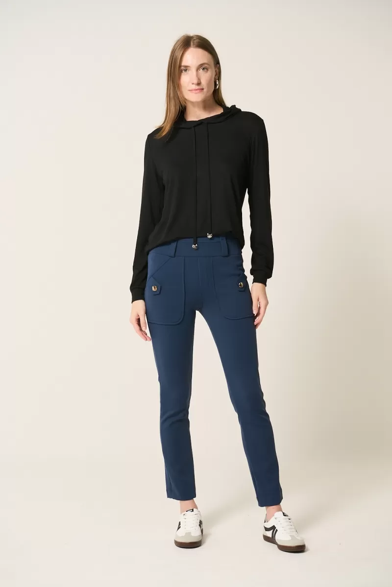 Hidrogênio - MARILIA NAVY FISHERMAN PANTS - 20319004 Hidrogênio - MARILIA NAVY FISHERMAN PANTS - 20319004