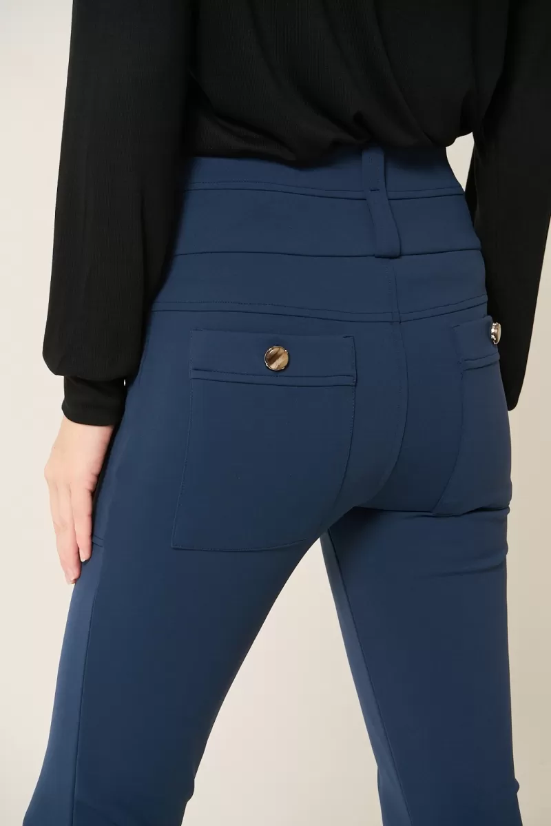 Hidrogênio - MARILIA NAVY FISHERMAN PANTS - 20319004 Hidrogênio - MARILIA NAVY FISHERMAN PANTS - 20319004