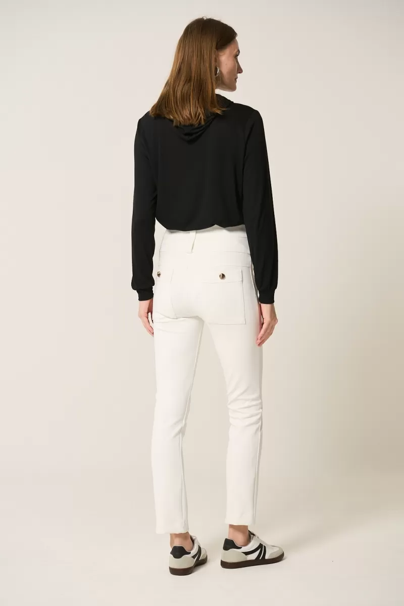 Hidrogênio - MARILIA OFF WHITE FISHERMAN PANTS - 20319018 Hidrogênio - MARILIA OFF WHITE FISHERMAN PANTS - 20319018