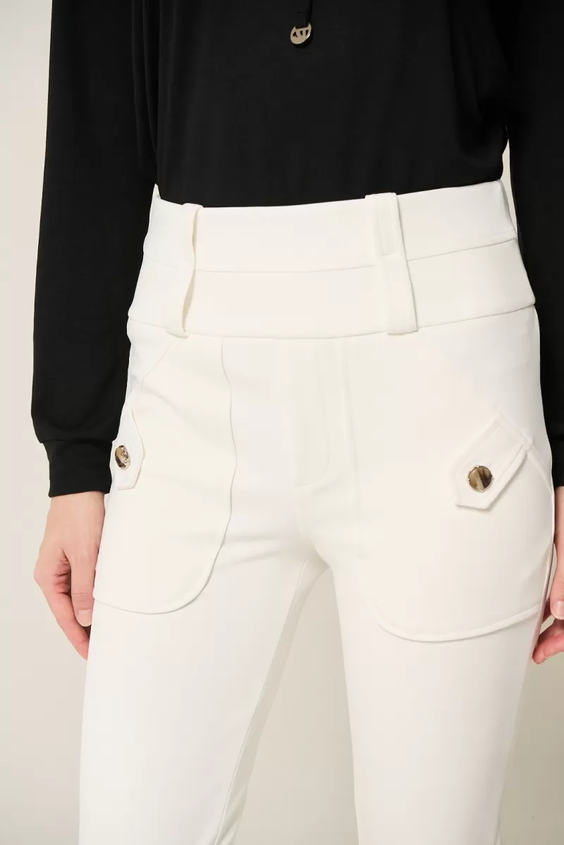 Hidrogênio - MARILIA OFF WHITE FISHERMAN PANTS - 20319018 Hidrogênio - MARILIA OFF WHITE FISHERMAN PANTS - 20319018