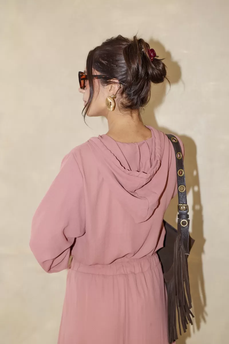 Hidrogênio - DEGAGE ROSE HOODED BLOUSE - 20280070 Hidrogênio - DEGAGE ROSE HOODED BLOUSE - 20280070