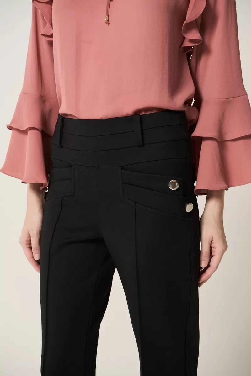Hidrogênio - FLARE PANTS WITH BLACKBERRY LAPELS - 20359001 Hidrogênio - FLARE PANTS WITH BLACKBERRY LAPELS - 20359001