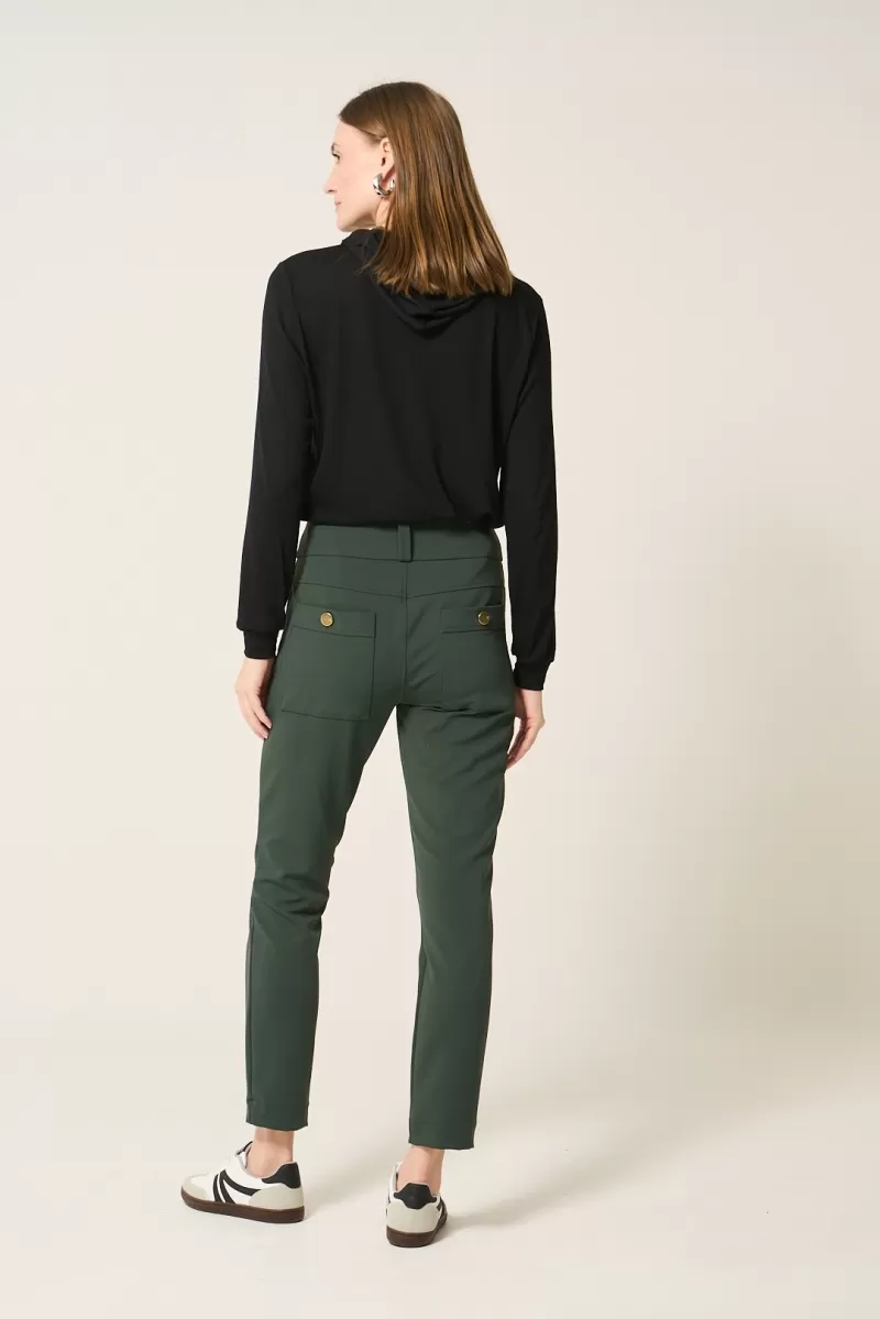Hidrogênio - ROMILDA GREEN SKINNY PANTS - 19971009 Hidrogênio - ROMILDA GREEN SKINNY PANTS - 19971009