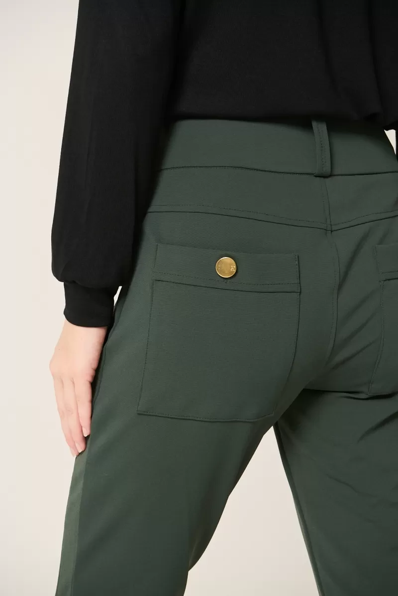 Hidrogênio - ROMILDA GREEN SKINNY PANTS - 19971009 Hidrogênio - ROMILDA GREEN SKINNY PANTS - 19971009