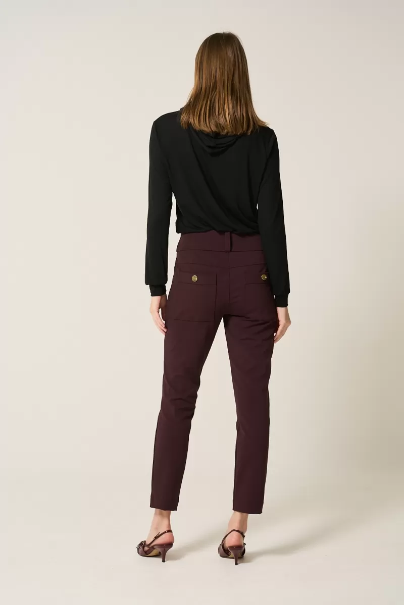 Hidrogênio - ROMILDA WINE SKINNY PANTS - 19971043 Hidrogênio - ROMILDA WINE SKINNY PANTS - 19971043
