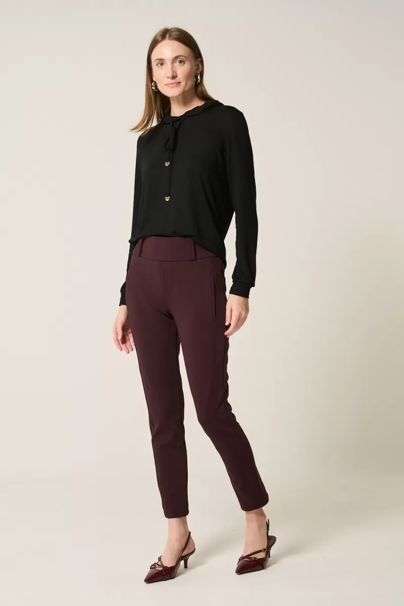 Hidrogênio - ROMILDA WINE SKINNY PANTS - 19971043 Hidrogênio - ROMILDA WINE SKINNY PANTS - 19971043