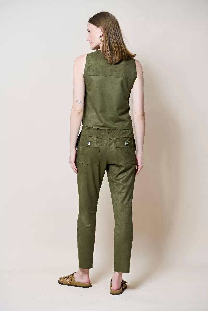 Hidrogênio - OLIVE SUEDE THREAD TANK TOP - 20296391 Hidrogênio - OLIVE SUEDE THREAD TANK TOP - 20296391