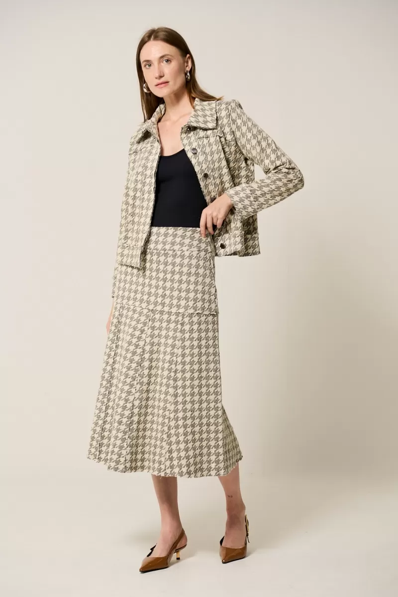 Hidrogênio - GODE SKIRT WITH PALA AND PURGA THREAD CUTOUTS - 20295213 Hidrogênio - GODE SKIRT WITH PALA AND PURGA THREAD CUTOUTS - 20295213