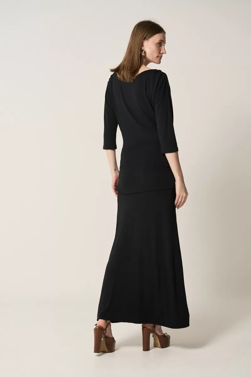 Hidrogênio - BLACK ASYMMETRICAL SHOULDER DRESS - 20284001 Hidrogênio - BLACK ASYMMETRICAL SHOULDER DRESS - 20284001