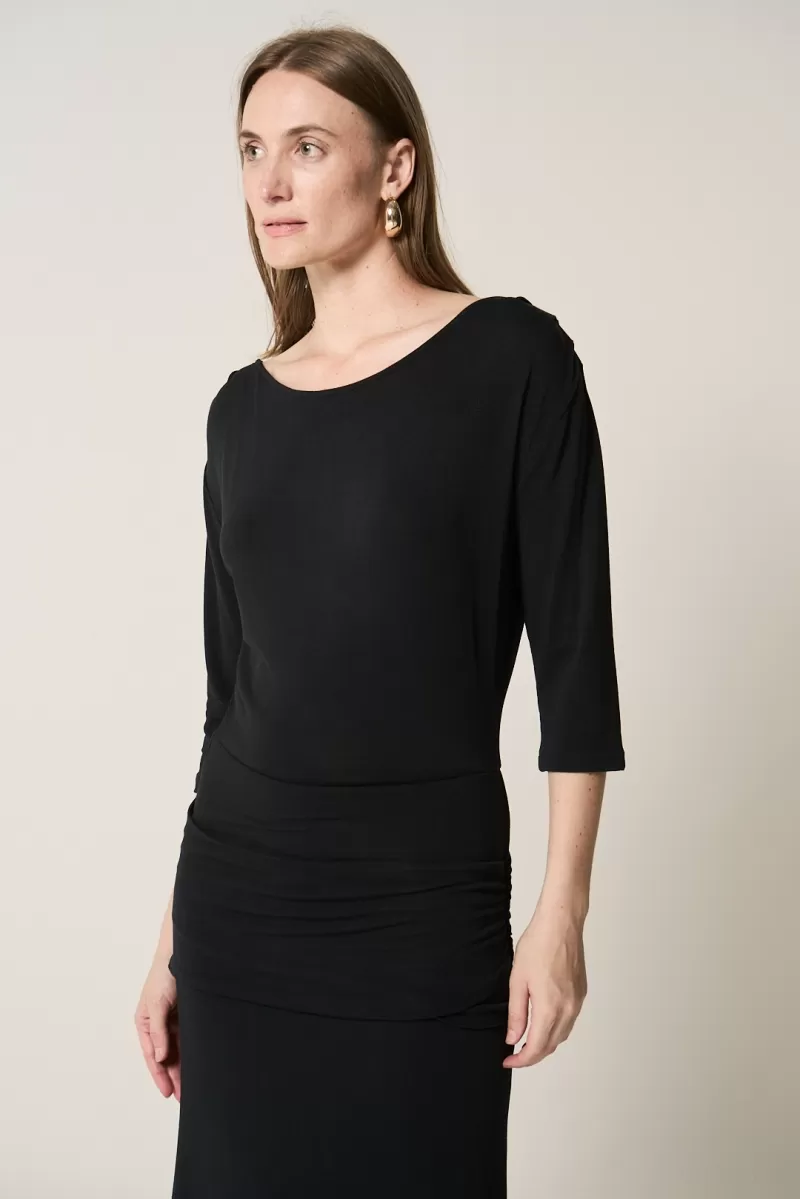 Hidrogênio - BLACK ASYMMETRICAL SHOULDER DRESS - 20284001 Hidrogênio - BLACK ASYMMETRICAL SHOULDER DRESS - 20284001