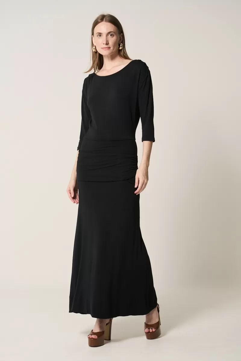 Hidrogênio - BLACK ASYMMETRICAL SHOULDER DRESS - 20284001 Hidrogênio - BLACK ASYMMETRICAL SHOULDER DRESS - 20284001