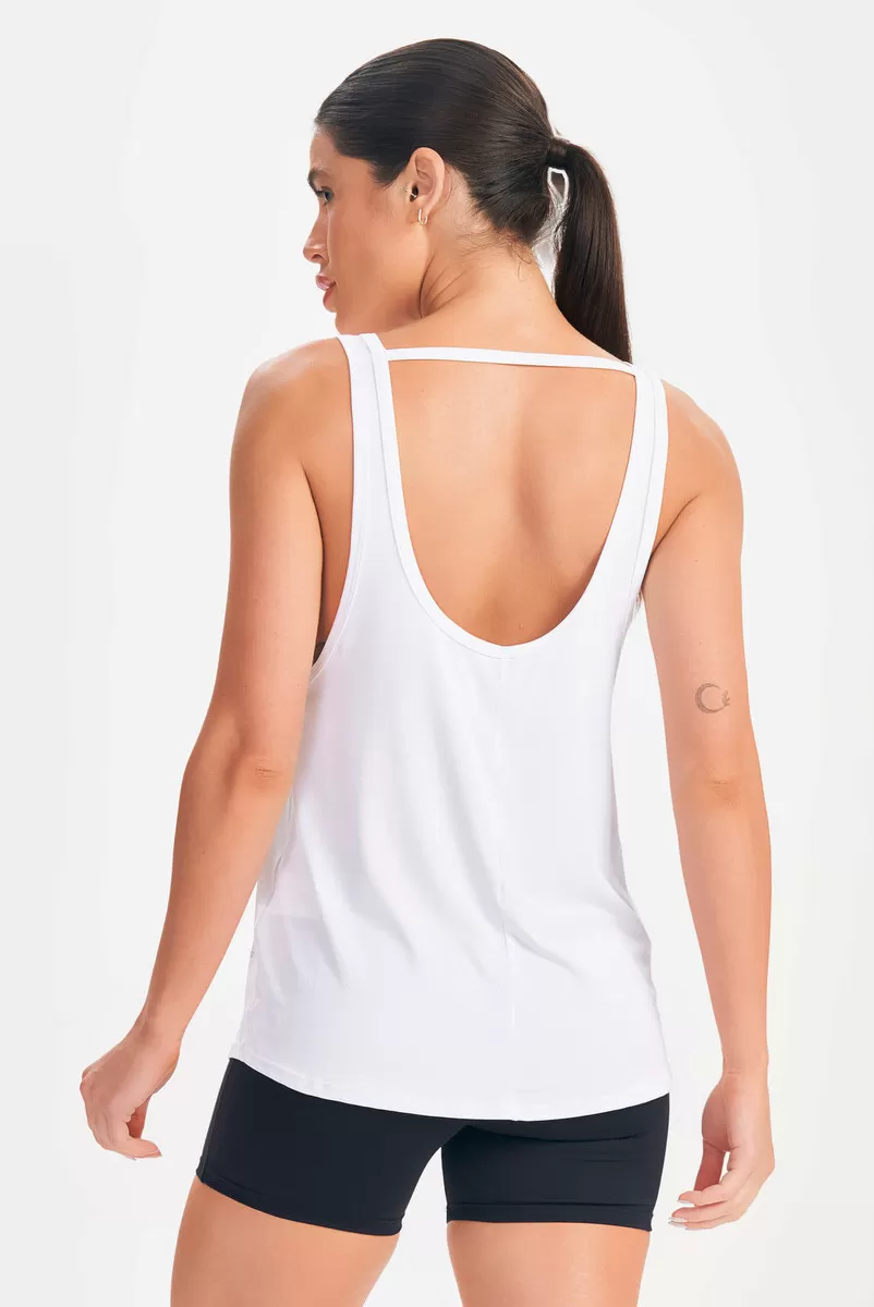Lets Gym - Exclusive White Tank Shirt - 2578BR Lets Gym - Exclusive White Tank Shirt - 2578BR