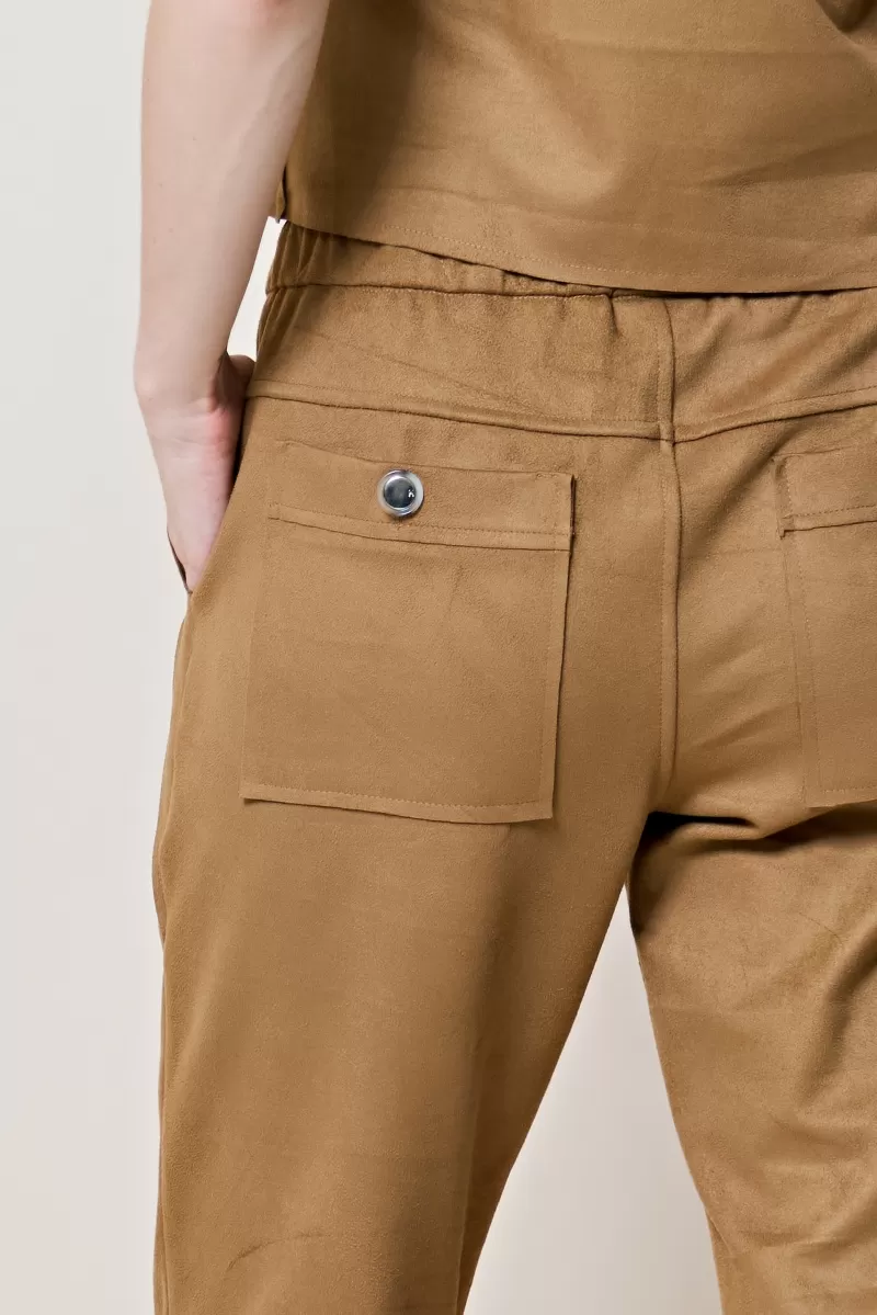 Hidrogênio - VICK BEIGE NUT THREADED JOGGER PANTS - 20297296 Hidrogênio - VICK BEIGE NUT THREADED JOGGER PANTS - 20297296