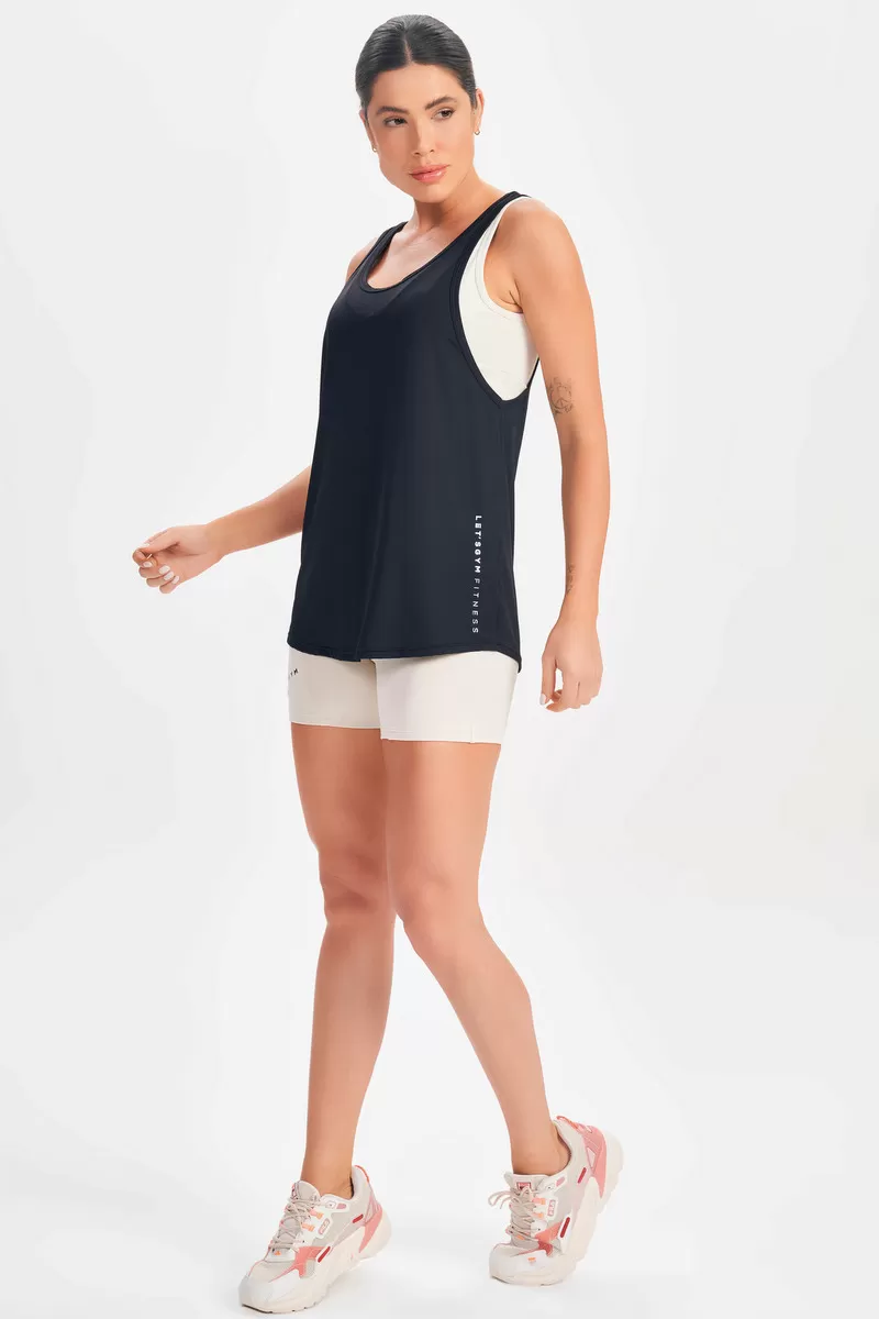 Lets Gym - Exclusive Black Tank Shirt - 2578PT Lets Gym - Exclusive Black Tank Shirt - 2578PT
