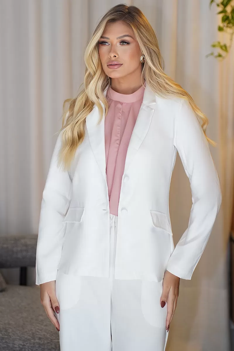Miss Misses - Helene Blazer with EC Lapel Detail/ Button Off - 54509030