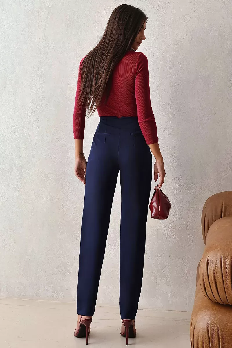 Miss Misses - Erica Ribbed Long Sleeve Shirt with Wine Bow - 54495006 Miss Misses - Erica Ribbed Long Sleeve Shirt with Wine Bow - 54495006