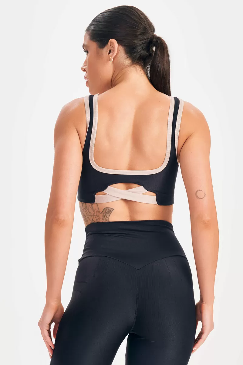 Lets Gym - Black Happiness Top - 2688PT Lets Gym - Black Happiness Top - 2688PT