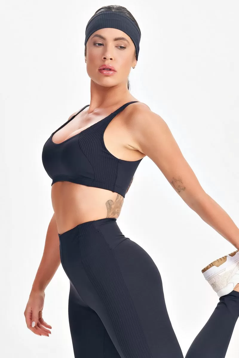 Lets Gym - Black Radiant Top - 2639PT Lets Gym - Black Radiant Top - 2639PT