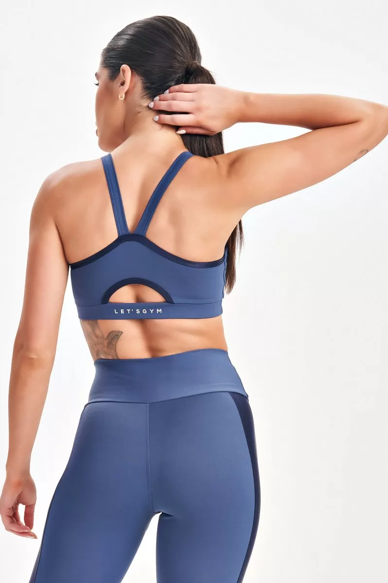 Lets Gym - Dark Navy Blue Top - 2634AZ Lets Gym - Dark Navy Blue Top - 2634AZ