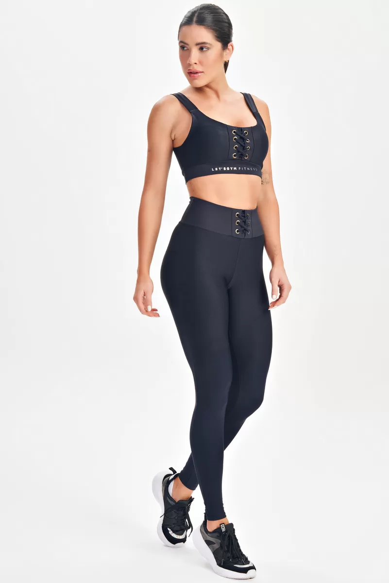 Lets Gym - Black Refine Top - 2691PT Lets Gym - Black Refine Top - 2691PT