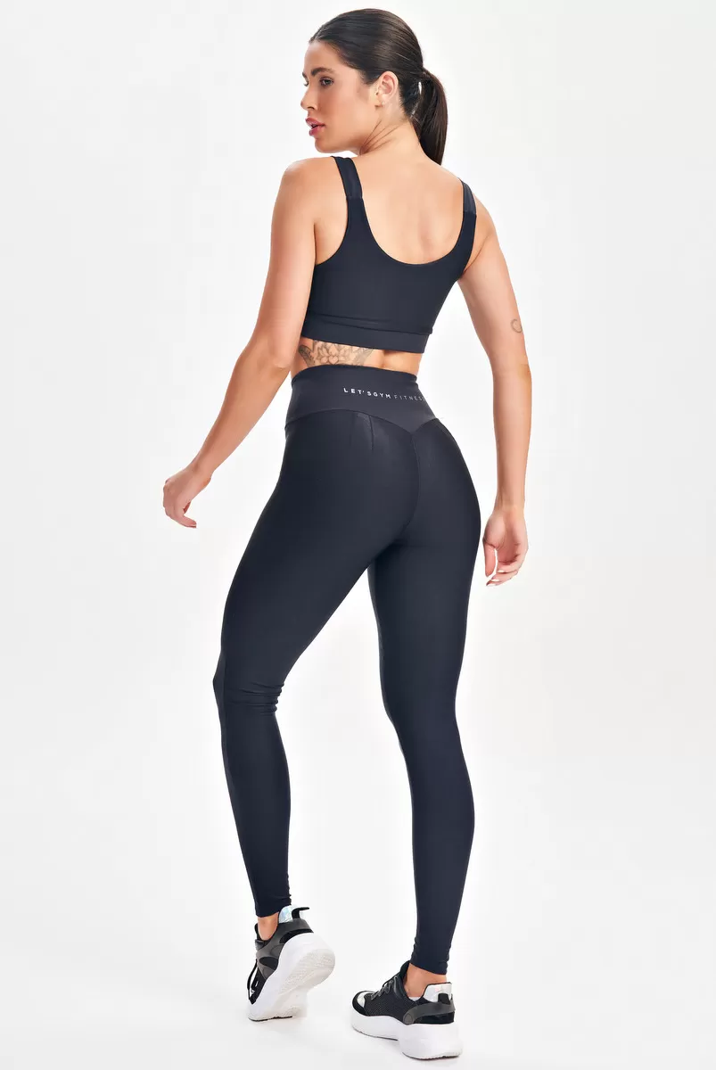 Lets Gym - Black Refine Top - 2691PT Lets Gym - Black Refine Top - 2691PT