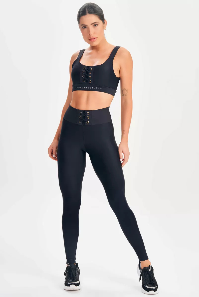 Lets Gym - Black Refine Top - 2691PT Lets Gym - Black Refine Top - 2691PT