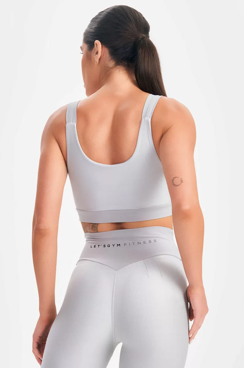 Lets Gym - Top Refine Gray - 2691PR Lets Gym - Top Refine Gray - 2691PR