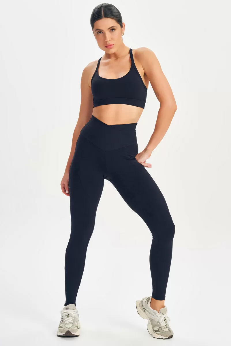 Lets Gym - Basic Fusion Black Top - 2616PT Lets Gym - Basic Fusion Black Top - 2616PT