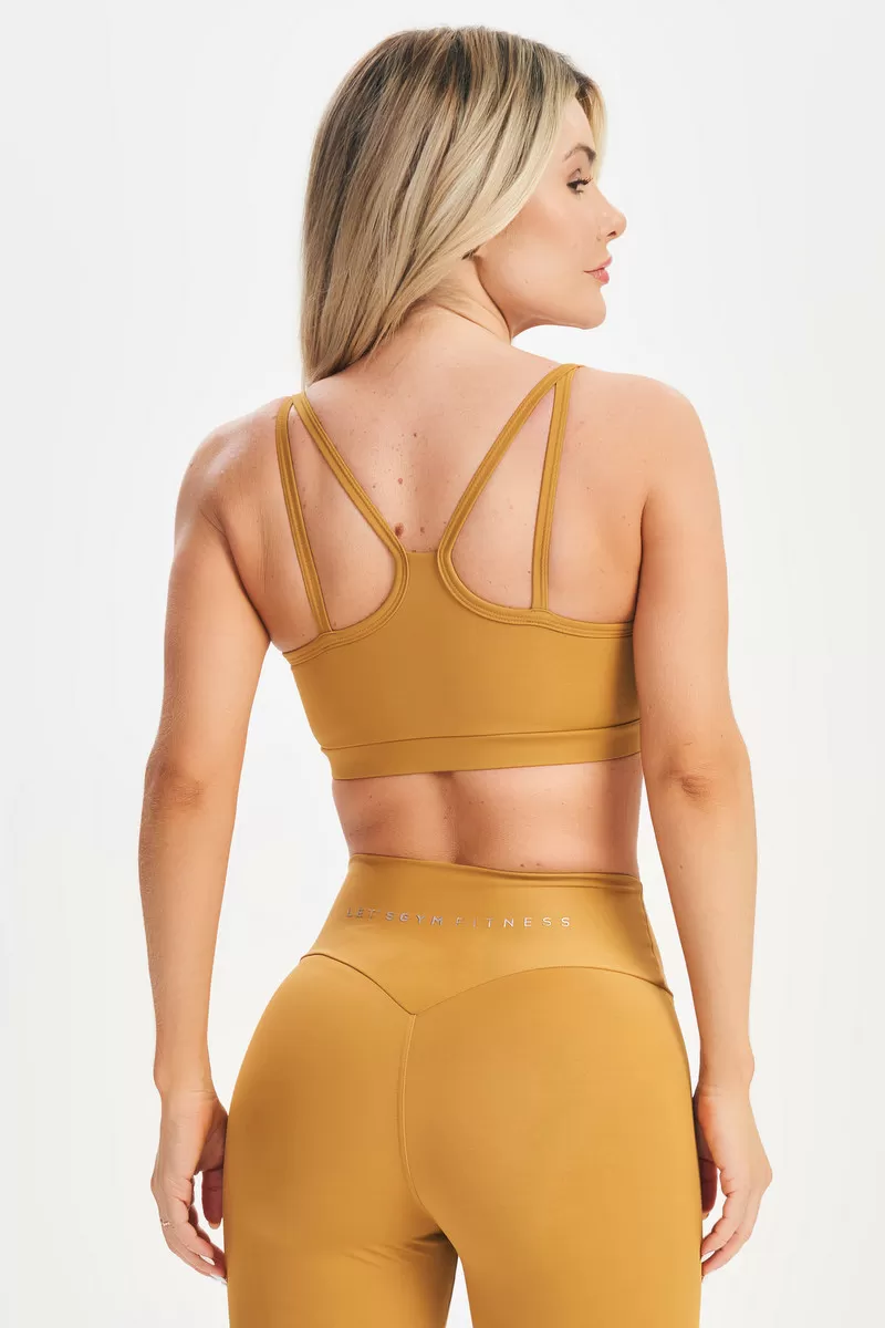 Lets Gym - Top Lets Basic Mustard - 2579MD Lets Gym - Top Lets Basic Mustard - 2579MD