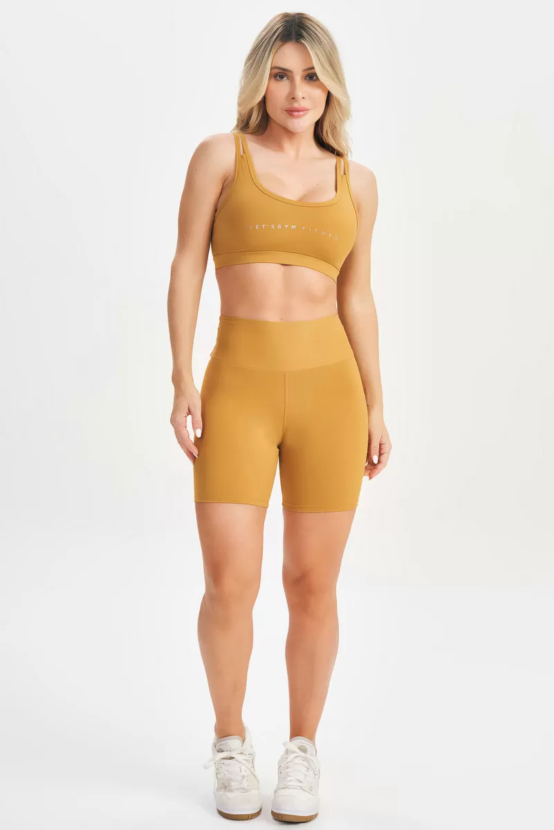 Lets Gym - Top Lets Basic Mustard - 2579MD Lets Gym - Top Lets Basic Mustard - 2579MD