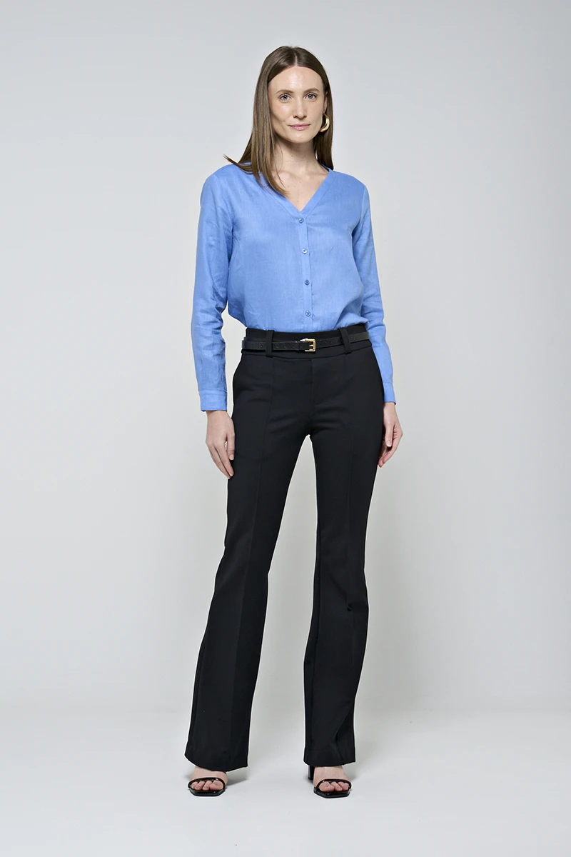 Hidrogênio - CALÇA RETA ROSA PRETO - 20283001 Hidrogênio - CALÇA RETA ROSA PRETO - 20283001