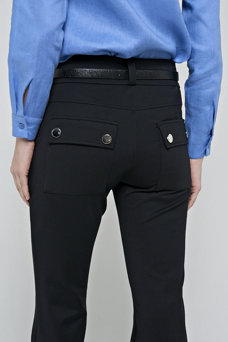 Hidrogênio - CALÇA RETA ROSA PRETO - 20283001 Hidrogênio - CALÇA RETA ROSA PRETO - 20283001