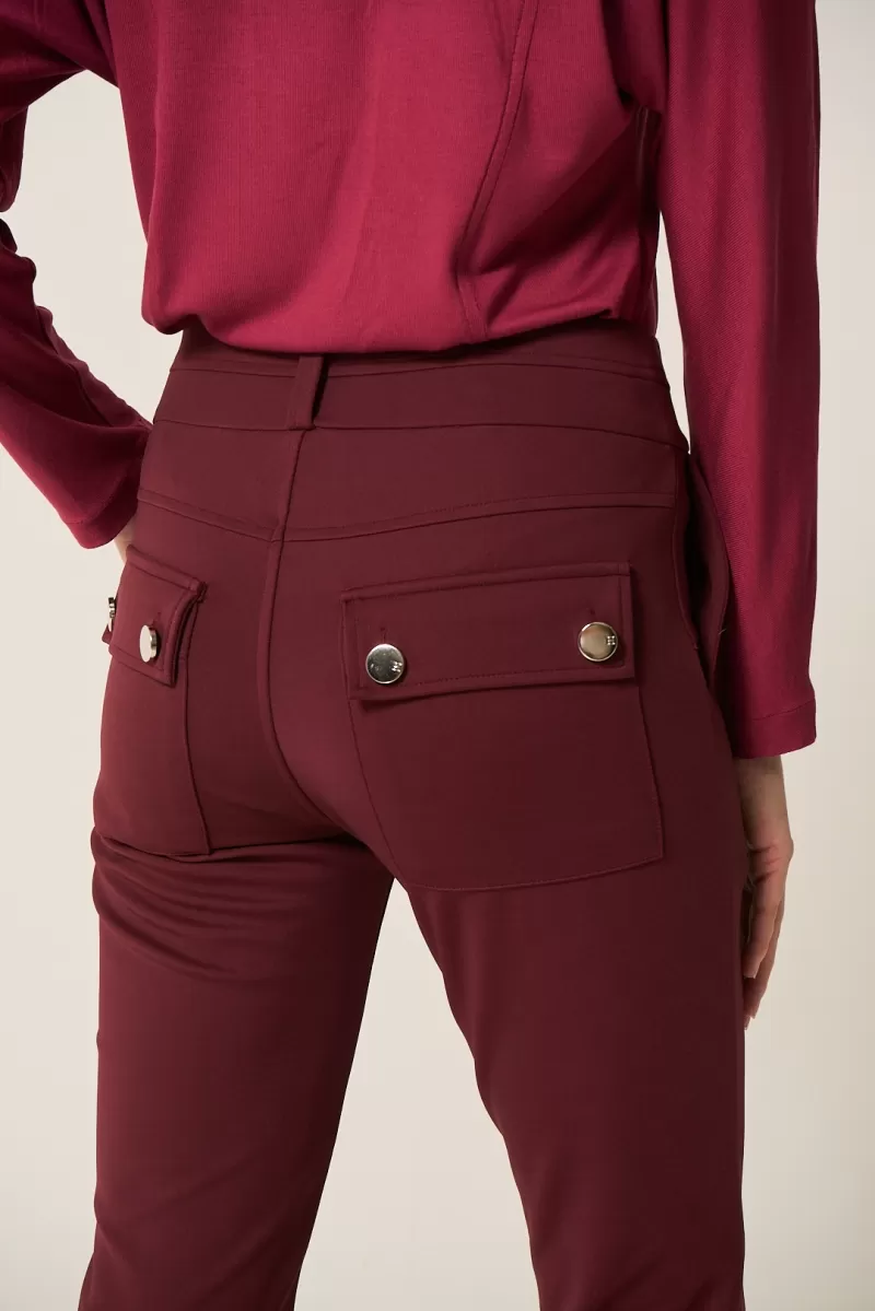 Hidrogênio - WINE PINK STRAIGHT PANTS - 20283043 Hidrogênio - WINE PINK STRAIGHT PANTS - 20283043